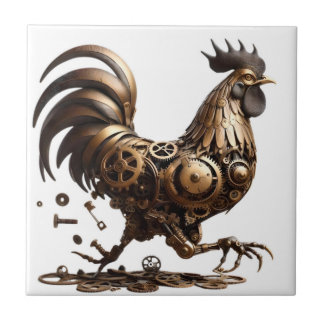 Carreau Tuile de coq en vapeur