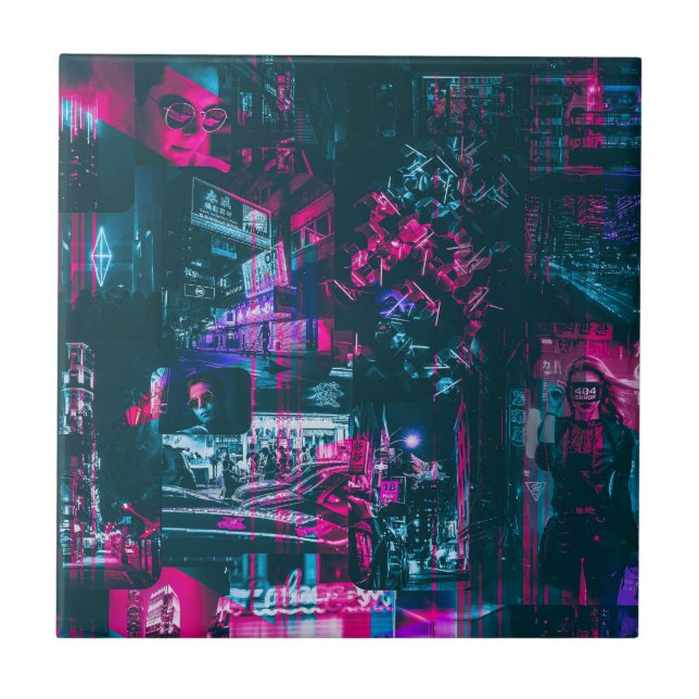Carreau Tuile de Cyberpunk (Devant)