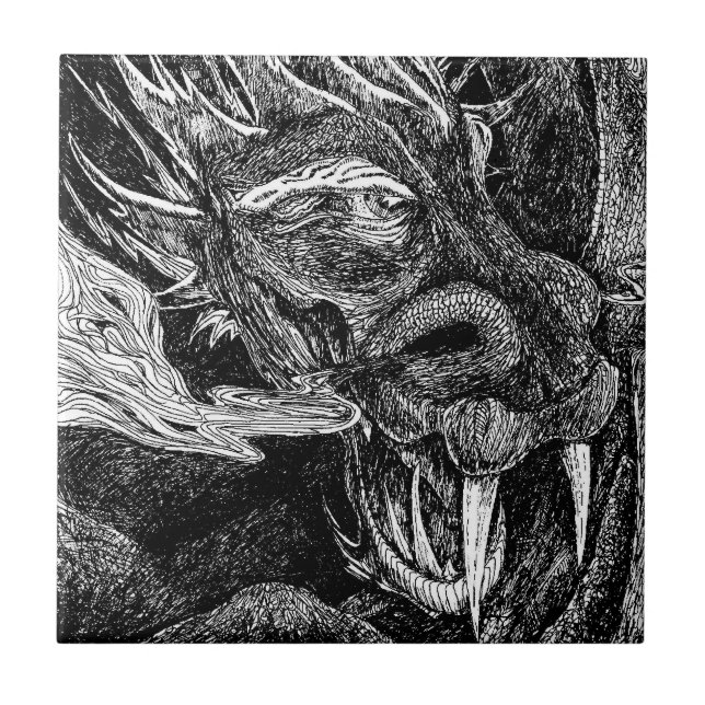 Carreau Tuile de dragon (Devant)