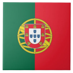 Carreau Tuile de drapeau du Portugal