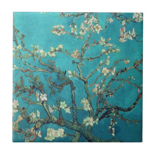 Carreau Tuile de fleurs d'amande de Van Gogh
