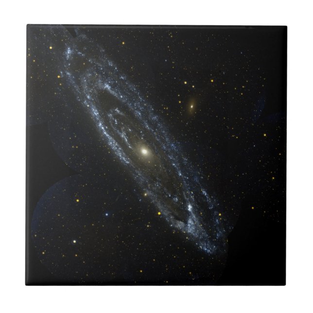 Carreau Tuile de galaxie d'Andromeda (Devant)
