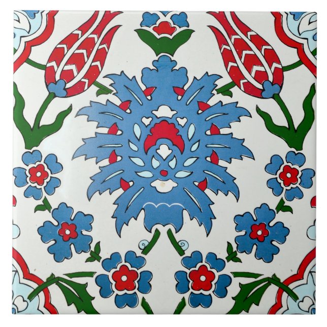 Carreau tuile de iznik (Devant)
