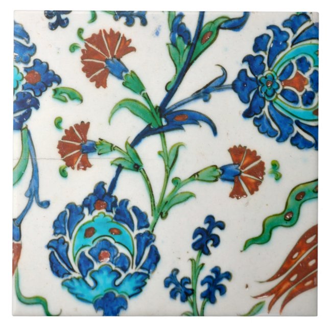 Carreau tuile de iznik (Devant)