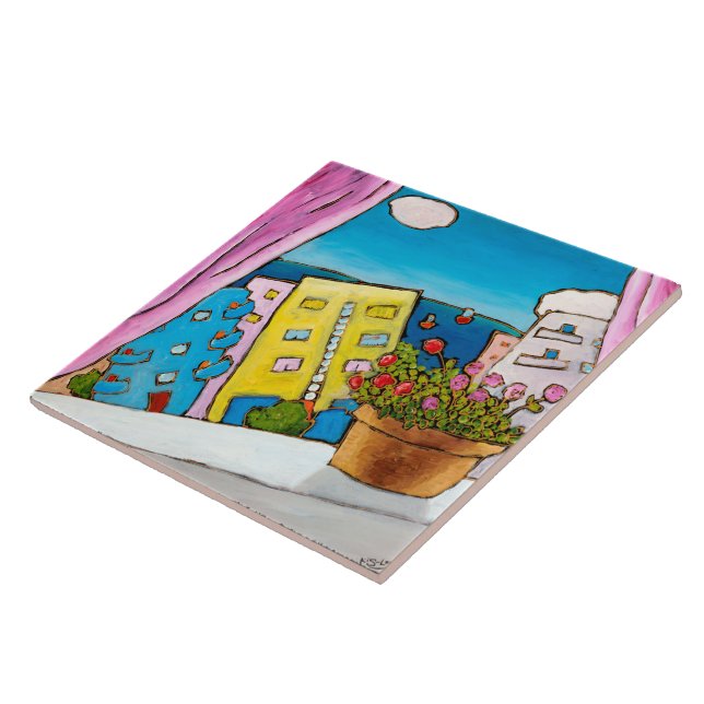 Carreau Tuile de joie Jonathan KIS-Lev Tel Aviv (Côté)