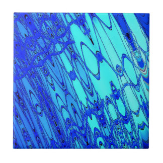 Carreau Tuile de l'eau bleue