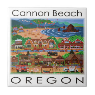 Carreau Tuile de l'Orégon de plage de canon