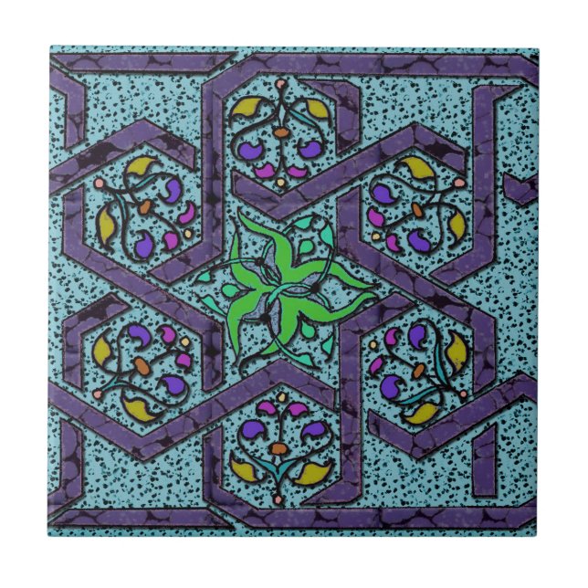 Carreau Tuile de Magen David Knotwork (Devant)