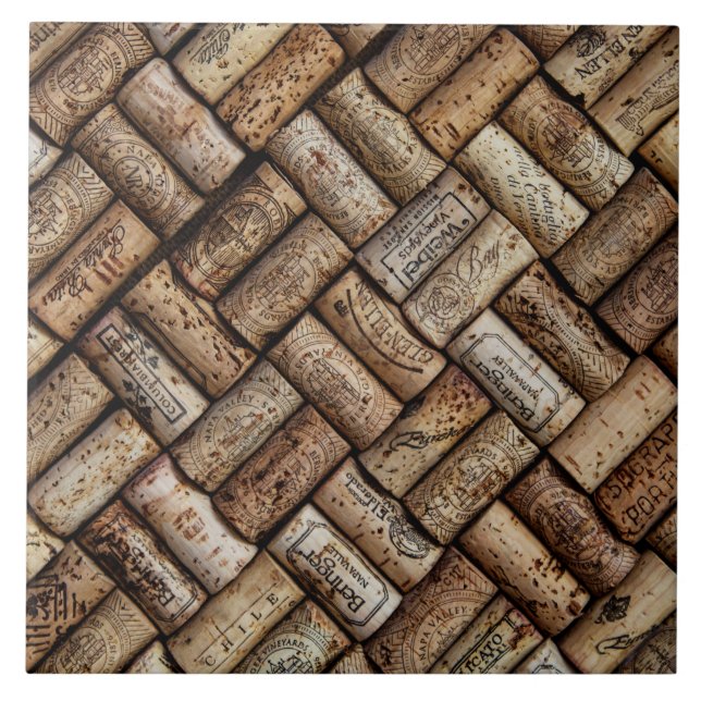 Carreau Tuile de motif de liège (Devant)