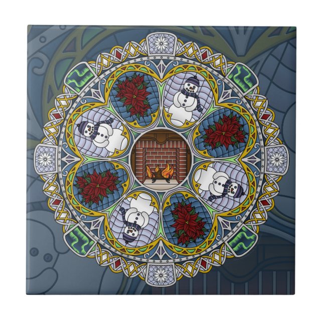 Carreau Tuile de Nouveau d'hiver (Devant)