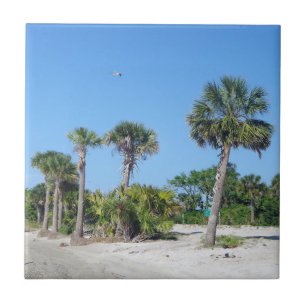 Carreau Tuile de palmiers