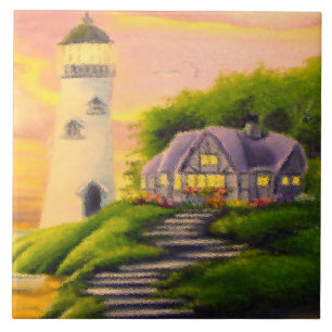 Carreau tuile de phare