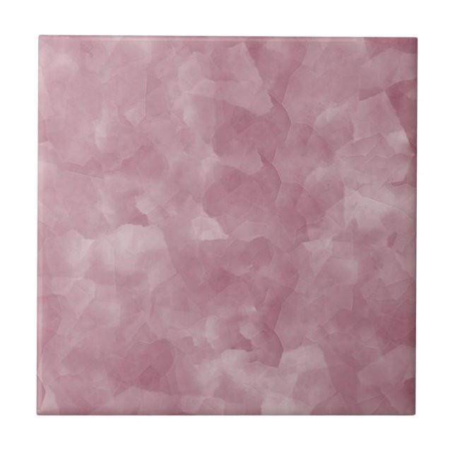 Carreau Tuile de pierre de rose de bubble-gum (Devant)