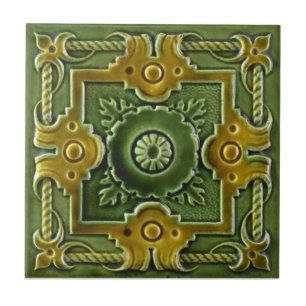 Carreau Tuile de reproduction d'antiquité du