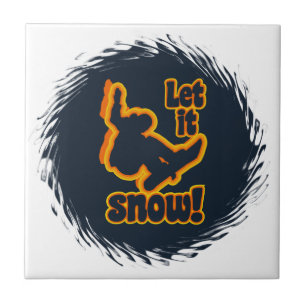 Carreau Tuile de snowboard