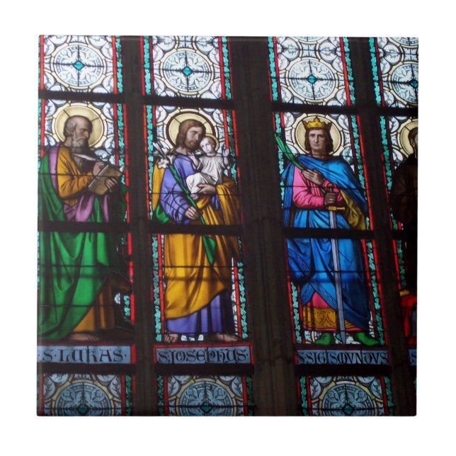 Carreau Tuile de Stainglass (Devant)