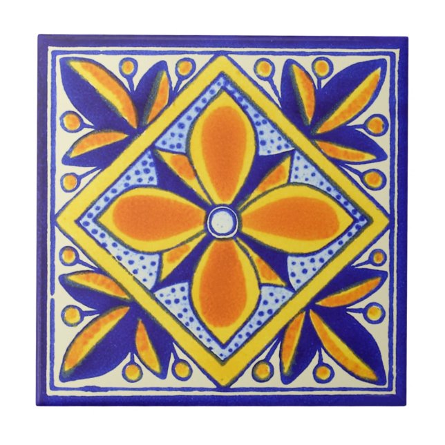 Carreau Tuile de Talavera (Devant)