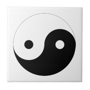 Carreau Tuile de Ying Yang