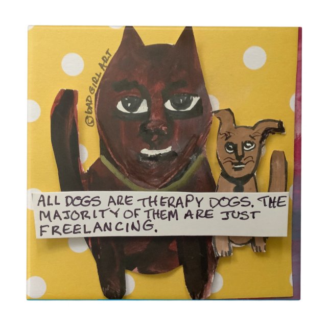 Carreau Tuile/dessous de verre/trivet (Devant)