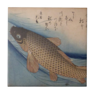 Carreau Tuile d'Ichiryusai Hiroshige