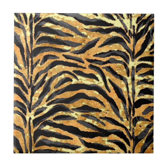 Carreau Tuile d'IMPRESSION de TIGRE (Devant)