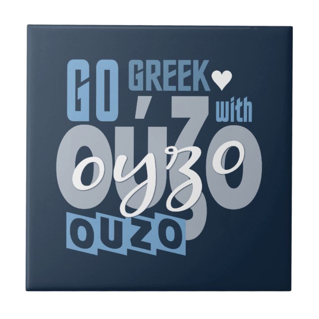 Carreau Tuile d'ouzo (Devant)