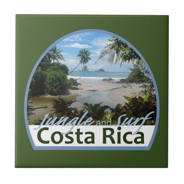 Carreau Tuile du Costa Rica (Devant)