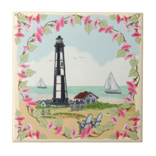 Carreau Tuile du phare de Cape Henry