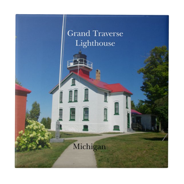 Carreau Tuile du phare de Grand Traverse (Devant)