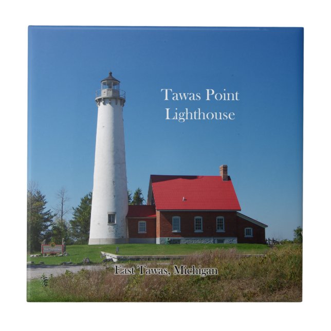 Carreau Tuile du phare de Tawas Point (Devant)