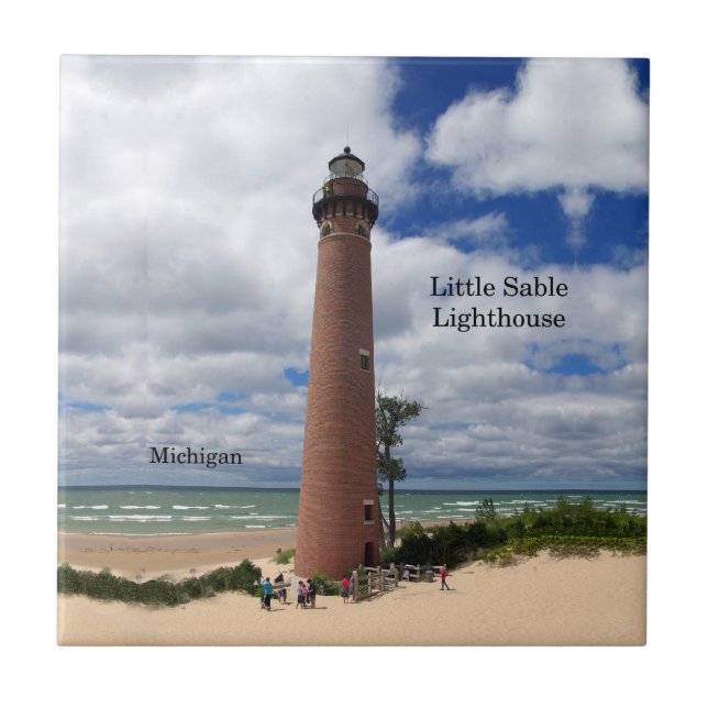 Carreau Tuile du phare Little Sable (Devant)