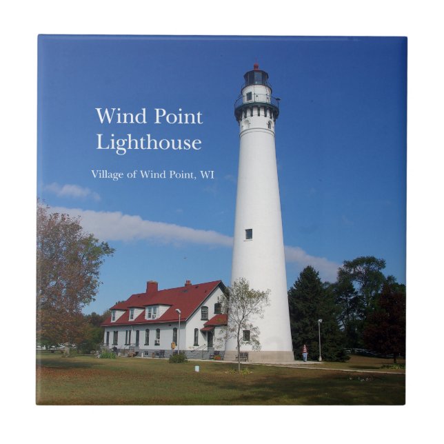 Carreau Tuile du phare Wind Point (Devant)