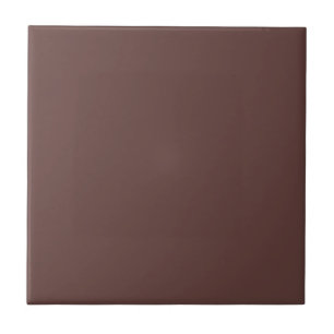 Carreau Tuile en céramique Brown au chocolat solide 1
