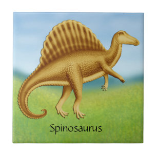 Carreau Tuile en céramique de Spinosaurus Dinosaur préhist