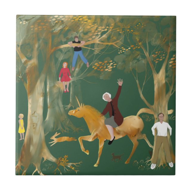 Carreau Tuile en céramique décorative (Devant)