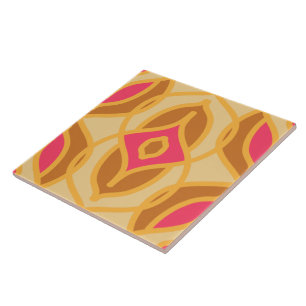 Carreau Tuile en céramique motif vintage et rétro