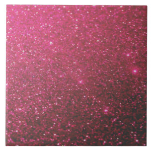 Carreau tuile en parties scintillant métallique rose