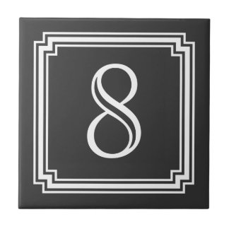 Carreau Tuile faite sur commande de numéro de maison ou de