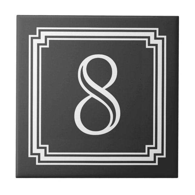 Carreau Tuile faite sur commande de numéro de maison ou de (Devant)