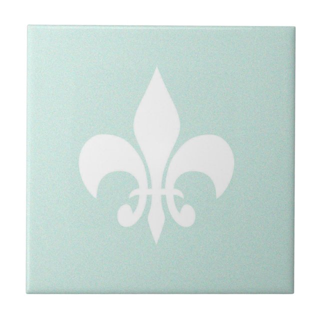 Carreau Tuile Fleur-De-Lis (Devant)