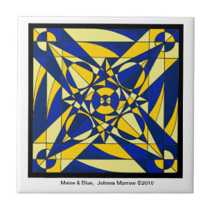 Carreau Tuile géométrique de mandala