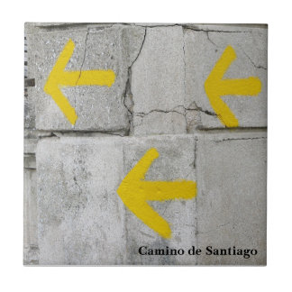 Carreau Tuile jaune de Camino de flèches