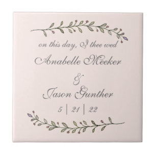 Carreau Tuile mariage et Anniversaire