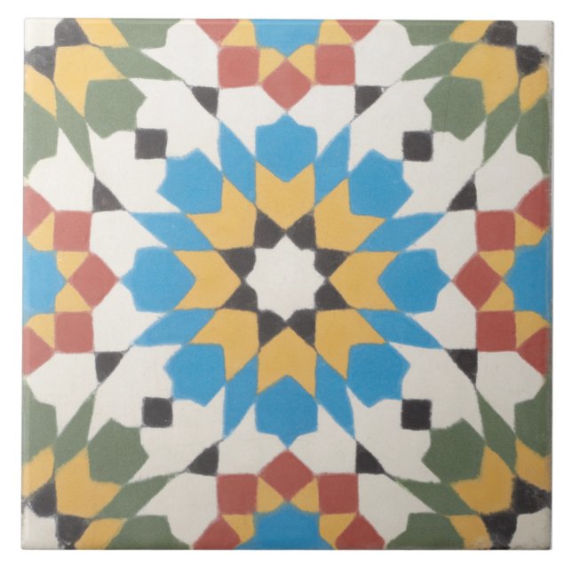 Carreau Tuile marocaine (Devant)
