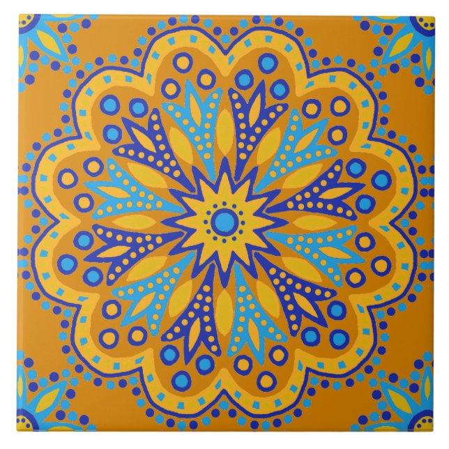 Carreau Tuile marocaine (Devant)