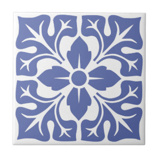 Carreau Tuile marocaine bleue 7