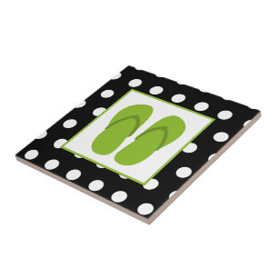 Carreau Tuile multicolore de rayures