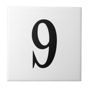 Carreau TUILE NUMÉRIQUE - NEUF ÉLÉGANTS (numéro 9) ~.p