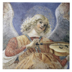 Carreau Tuile ou trépied d'art d'ange de la Renaissance de