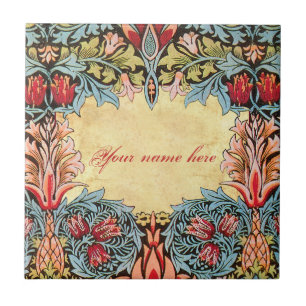 Carreau Tuile personnalisable Wm Morris Pre-Raphaelite